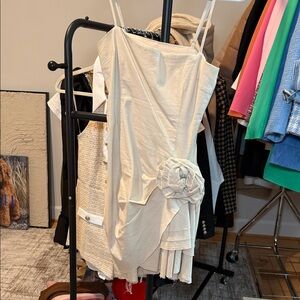 Lovers + Friends Cream Mini Dress